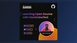 Learning Open Source with Hacktoberfest